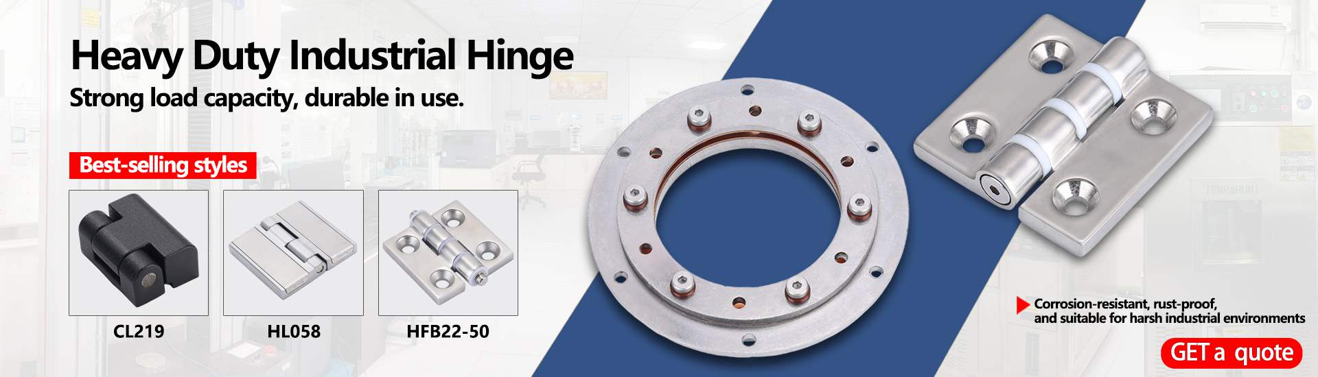 Heavy-Duty Industrial Hinge Manufacturers